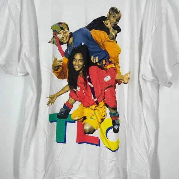 TLC Graphic Band Tee Short Sleeve T-Shirt Women's Size XL NWOT - Picture 6 of 7